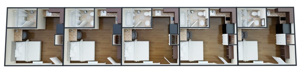 Modular employee living suites